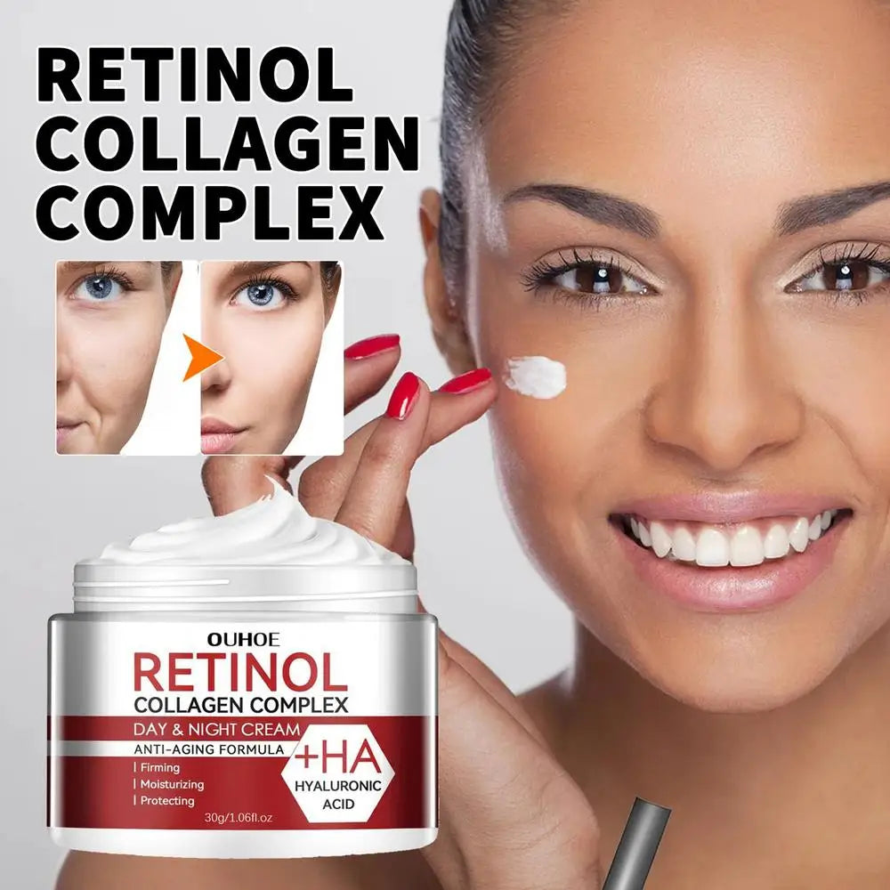 Retinol Crema Facial Hidratante Retinol Crema Antiarrugas  Hidratante  Blanque la piel