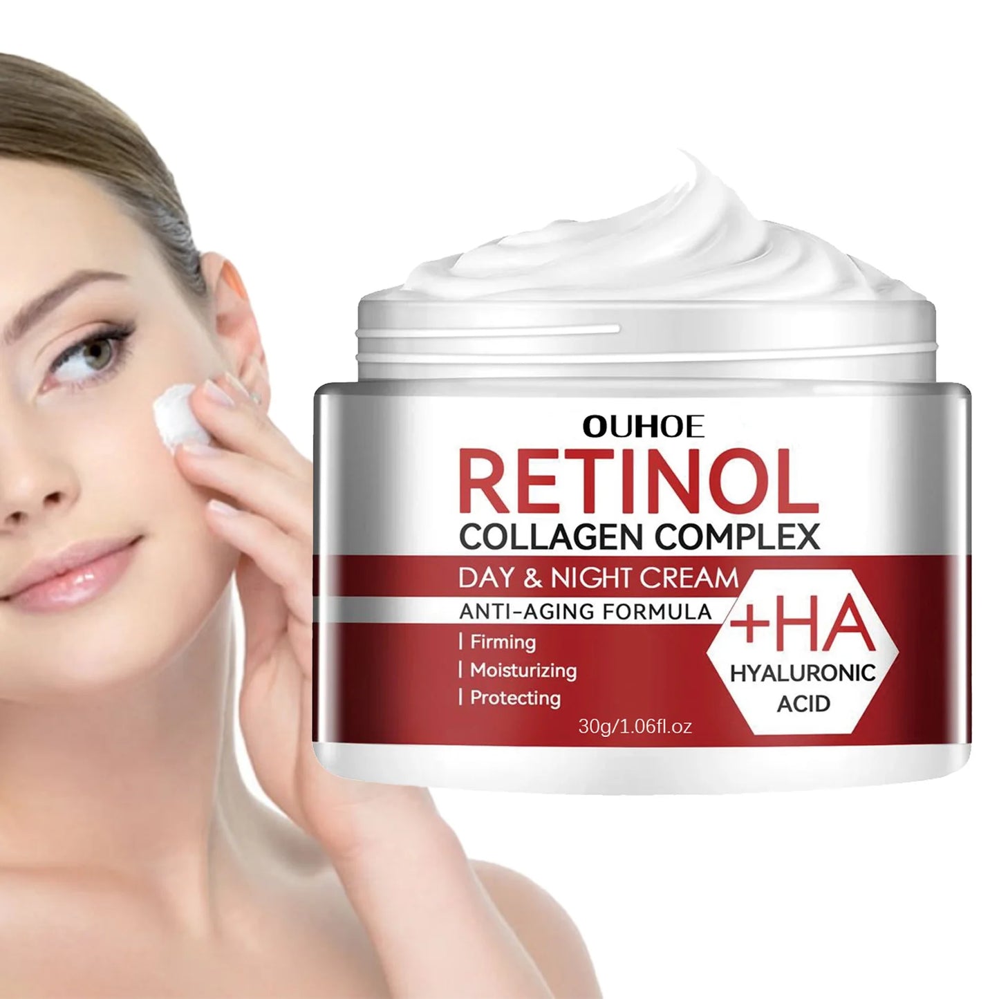 Retinol Crema Facial Hidratante Retinol Crema Antiarrugas  Hidratante  Blanque la piel