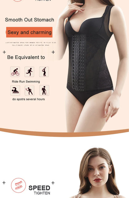 Mujeres Entrenador de Cintura Shapewear Control de Barriga