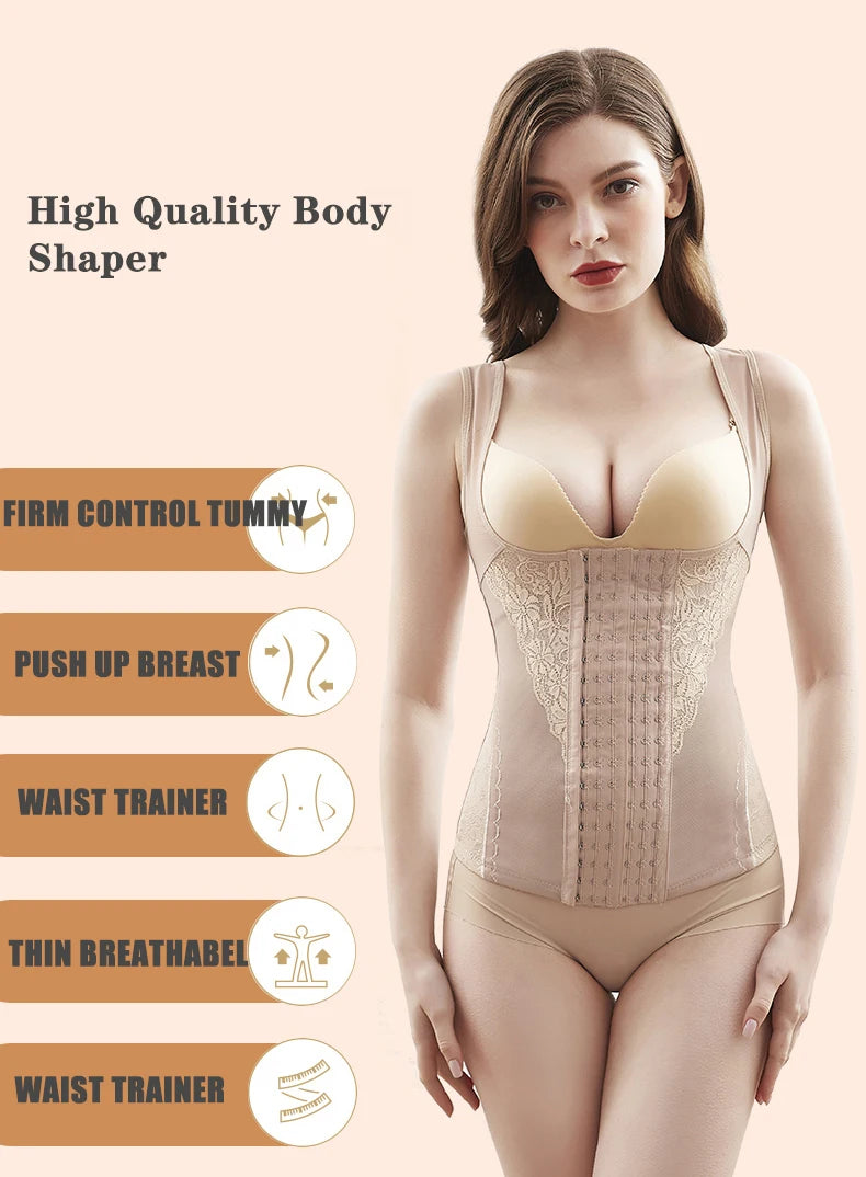 Mujeres Entrenador de Cintura Shapewear Control de Barriga